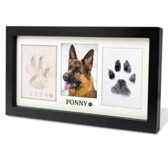 MYPAWLETS extra-large paw print frame kit ink pad for clean, pet-safe impressions