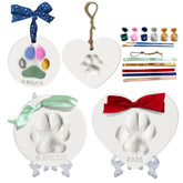MYPAWLETS pawprint kit with soft clay captures a clear paw print safely