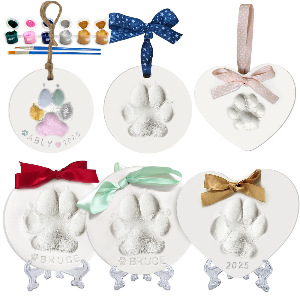MYPAWLETS pawprints keepsake kit soft clay close-up for clear paw prints memory