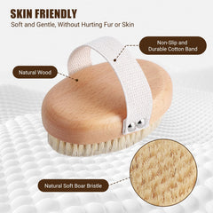 Myselect brush on dogs demonstrates effective grooming for short-haired coats