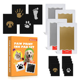 Nabance dog paw print kit box with all-in-one keepsake setup for pets