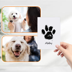 Nabance paw print kit photo frames ready to display cherished prints.