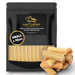 NAK Himalayan Yak Cheese Dog Chews close-up shows durable, long-lasting texture.