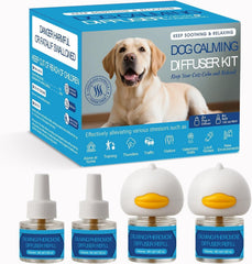 NAKESY dog calming diffuser 2-plug-in setup promotes a calmer home.
