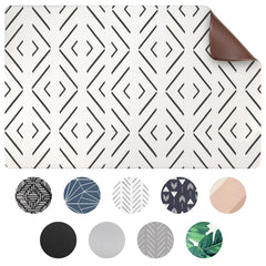 Nalalas dog mat for food and water with non-slip surface preventing spills