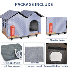 NAMOTEK heated cat bed interior shows cozy surface and warm comfort