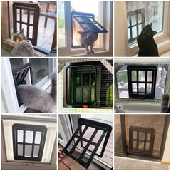NAMSAN cat screen door inner frame measures 8.3 by 10.3 inches