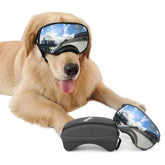 NAMSAN dog goggles with wide eyecup for enhanced field of view during outdoor adventures