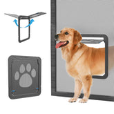NAMSAN dog screen door with magnetic flap for easy pet passage