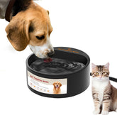 NAMSAN heated water bowl outdoors keeps outdoor cats hydrated in winter