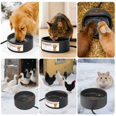 NAMSAN heated water bowl for dogs ensures drinkable water on cold days
