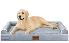 NANUYA large dog bed orthopedic-foam offers joint support for restful naps.