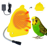 NAOEDEAH bird heater cage yellow provides cozy warmth for parrots.