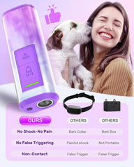 Nasebila dog bark deterrent remote-control operation offers convenient training control.