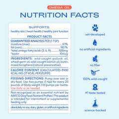 Native Pet sustainability label highlights high-quality, wild-caught ingredients.