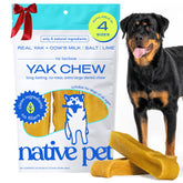 Native Pet XL yak chews pack offers long-lasting treats for large dogs