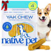 Native Pet Yak Chews 10-pack pack shot for medium dogs and households