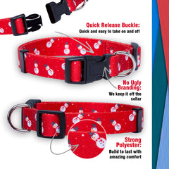 Native Pup Christmas dog collar candy cane pattern for cheerful outings