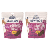 Natural Balance L.I.T. venison and sweet potato treats for small breeds, allergy-friendly snack.