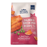 Natural Balance limited-ingredient cat food salmon kibble in a 4lb bag supports simple nutrition.