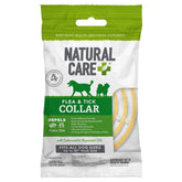 Natural Care Repellent Flea Tick Collar packaging signals a natural prevention option for dogs.