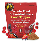 Natural Dog Company Antioxidant Berry Granules on food for enhanced nutrition