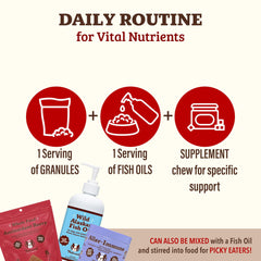Natural Dog Company Berry blend ingredients featuring berries used