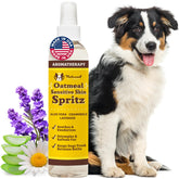Natural Dog Company deodorizing spray bottle helps keep dogs fresh between baths.