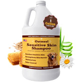 Natural Dog Company sensitive skin shampoo gallon bottle ideal for bulk baths