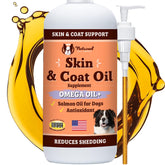 Natural Dog Company Skin Coat Oil bottle pump for easy dosing