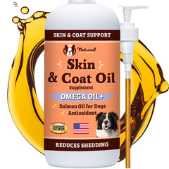 Natural Dog Company Skin Coat Oil bottle pump for easy dosing