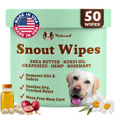 Natural Dog Company snout wipes pack front demonstrates on-the-go cleaning and quick refresh.