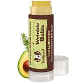 Natural Dog Company wrinkle balm-wrinkle folds application showing easy moisturizing use