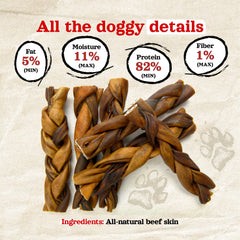 Natural Farm long-lasting collagen sticks—engages dogs with longer chews