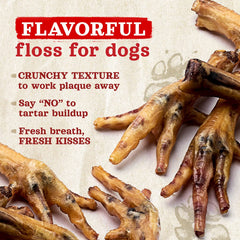 Natural Farm Nail-Free chicken feet label — no nails, no additives.