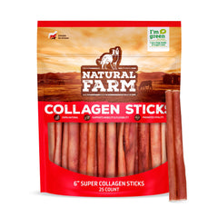 Natural Farm Odor-Free Super Collagen chews closeup texture shows a durable chew.