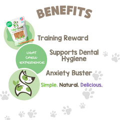 Nature Gnaws USA Turkey Tendons are ideal crunch rewards for small breeds.