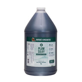 Nature's Specialties Plum Silky bottle demonstrates ultra-concentrated formula for 24 gallons.