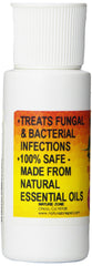 Nature Zone SNZ59241 turtle fungus bath label close-up shows compact 2 oz bottle for storage.