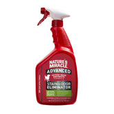 Nature’s Miracle Advanced Stain & Odor Eliminator bottle front view for enzymatic stain removal.