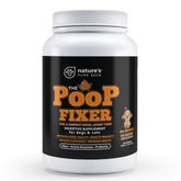 Nature's Pure Edge Poop Fixer pumpkin carrot powder for dogs improves digestion (dog bowl close-up).