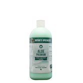 Nature's Specialties Aloe Premium dog shampoo bottle demonstrates ultra-concentration for up to four gallons.
