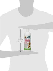 Nature's Specialties Colloidal Oatmeal Shampoo lathering on a dog's coat for gentle cleansing