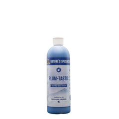 Nature's Specialties Plum-Tastic bottle pour shows ultra-concentrated conditioning for grooming efficiency.