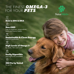 NATURPAWS Omega-3 cat skin health supports smoother fur and grooming comfort