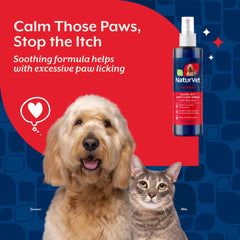 NaturVet Aller-911 immunity-support highlight with vitamin-enriched formula for allergy support.