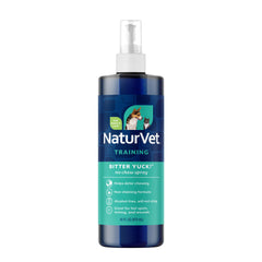 NaturVet Bitter Yuck No Chew Spray bottle ready for training and deterrence.