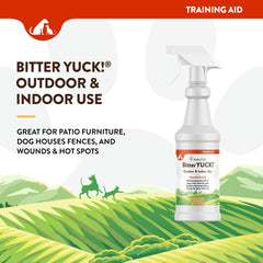 NaturVet Bitter Yuck No Chew Spray on washable surface remains effective after cleaning