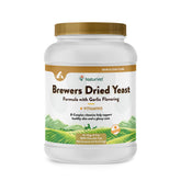 NaturVet Brewer’s Dried Yeast with Garlic bottle for easy daily supplementation