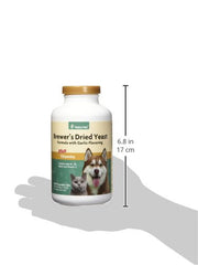NaturVet Brewers Dried Yeast Garlic Flavor Tablets tasty flavor encourages daily use